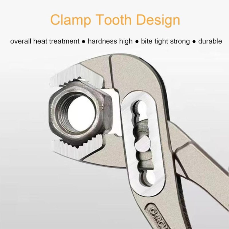 10 Dans les pinces à canal, pinces à pompe durables, pinces à pompe confortables, pinces à canal de qualité, clés à molette résistantes à la rouille, pinces à langue et à rainure professionnelles. | Pince à Languettes et Rainures
