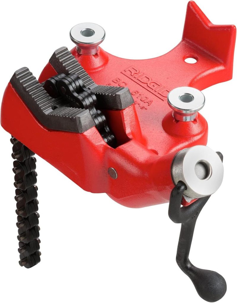 40210 Vise, Chaîne de banc Bc610, 11X11X7, Rouge | Étaux