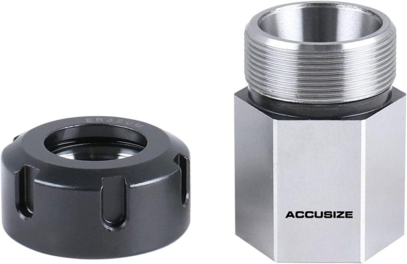 Bloc de mandrinage hexagonal durci Er-32 pour machine CNC, écrou de mandrin fendu inclus, 6920-3206 | Collets