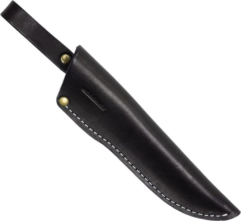 Bps Knives – Étui de Ceinture pour Couteau – Étui en Cuir Noir pour Mora Garberg – Étui avec Passant de Ceinture pour Transport Vertical de Couteau à Lame Fixe – Étui en Cuir à Suspension Gratuite | Étuis de Couteaux