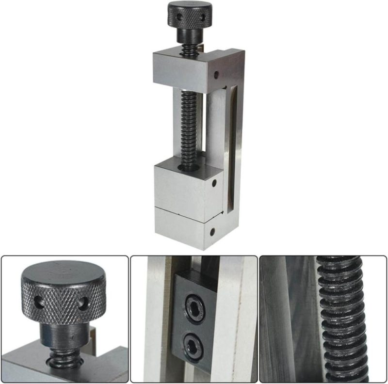 Étau de précision de 2-1/2 X 3-3/8 pouces, adapté pour le maintien de pièces carrées et rondes, verticalement et horizontalement. | Étaux