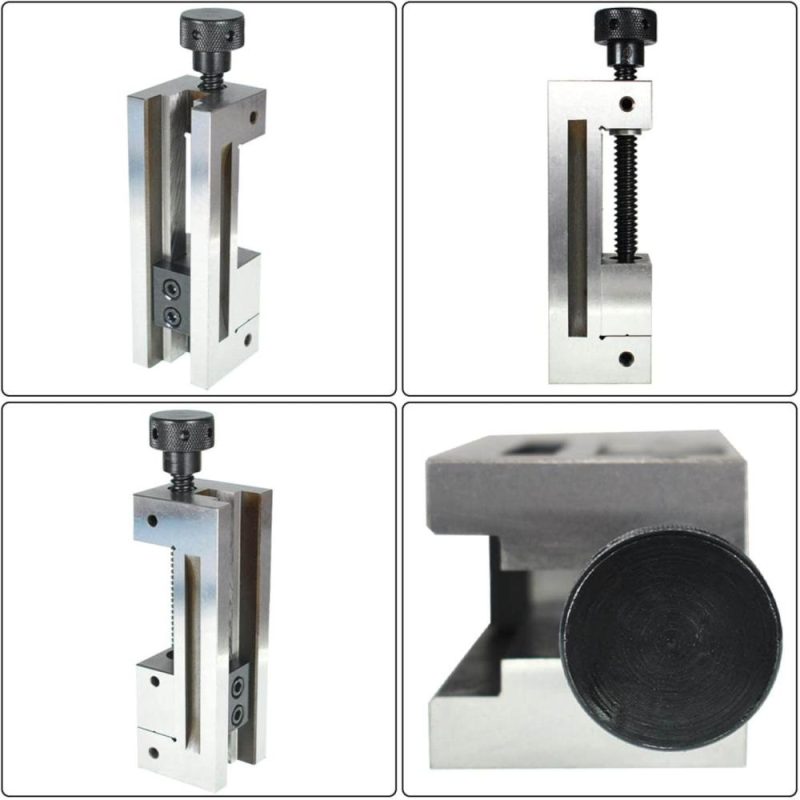 Étau de précision de 2-1/2 X 3-3/8 pouces, adapté pour le maintien de pièces carrées et rondes, verticalement et horizontalement. | Étaux