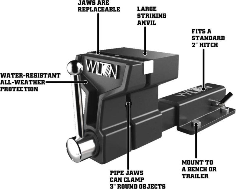 Étau tout-terrain Atv, largeur de mâchoire de 6 po, ouverture maximale de mâchoire de 5-3/4 po, profondeur de 5 po (10010) | Étaux