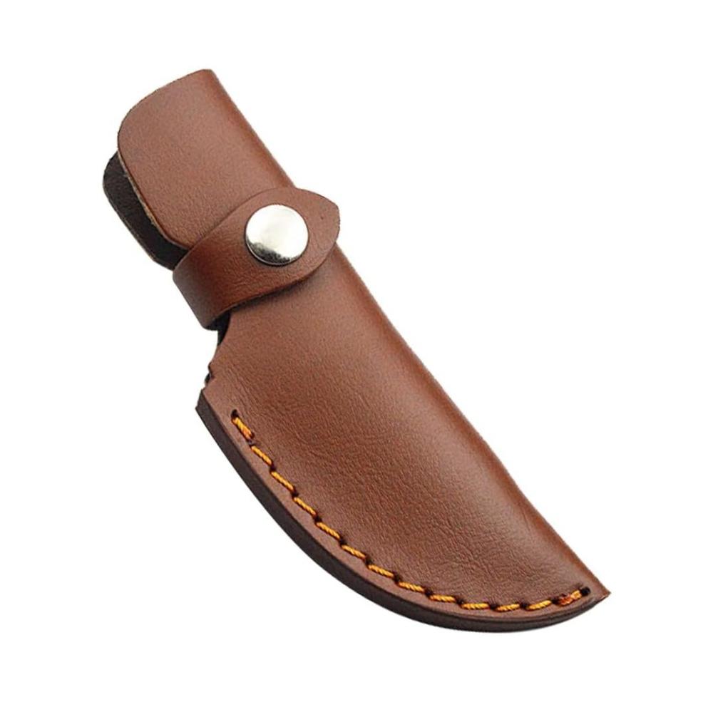 Étui en cuir pour couteau, holster pour couteau droit, couverture de lame de couteau, poche à couteau pour la chasse, les loisirs et la cuisine. | Étuis de Couteaux