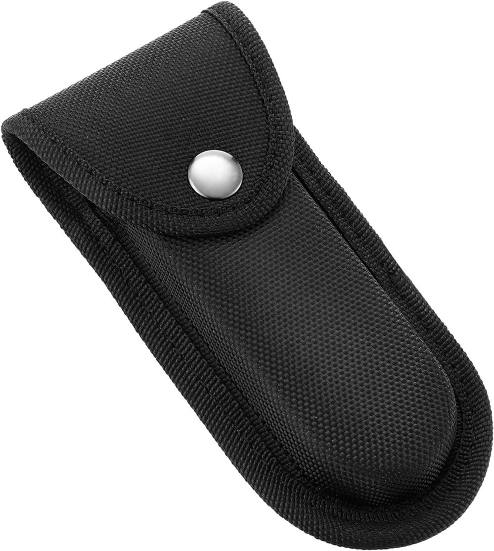 Étui en nylon pour couteau de poche, pochette multitool de 5 »-5.5 », étui de ceinture pour couteau pliant avec fermeture à pression et passant de ceinture horizontal ou vertical, étui multitool pour usage extérieur ou quotidien, taille plus grande | Étuis de Couteaux