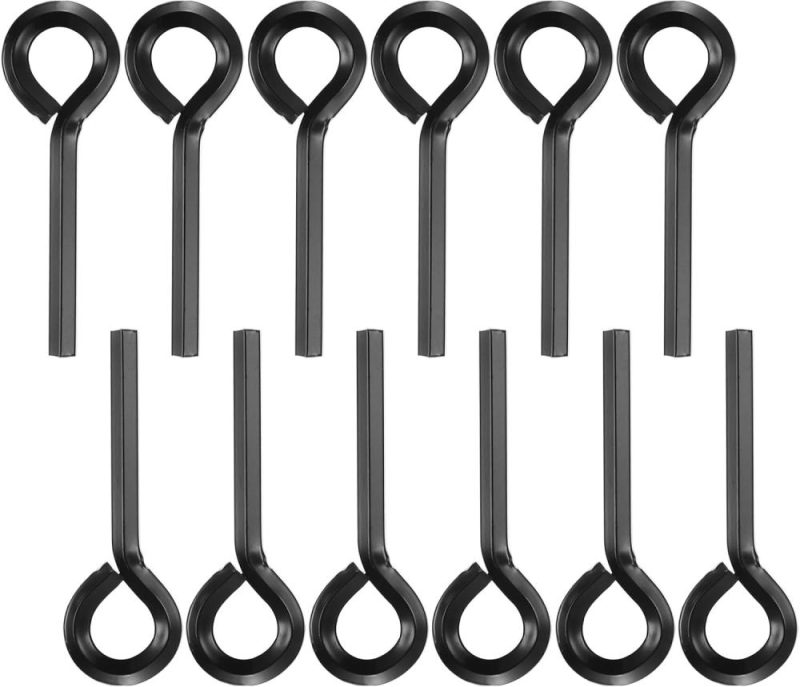 Clé hexagonale de 7/32" standard pour verrouillage, pack de 12 clés en acier solide avec boucle pleine en O-ring pour barres de secours, dispositifs de sortie d’urgence, noir | Clé Hexagonale