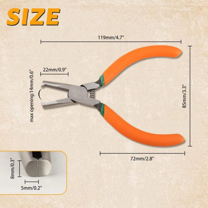 Coupe-transversale avec mâchoire affleurante Smt/Smd coupe-chips Pince de coupe à l’extrémité de 5 pouces Pince de coupe latérale avec ressort Nipper coupe-extrémité pour les endroits difficiles d’accès | Pince à Découper Sur le Côté