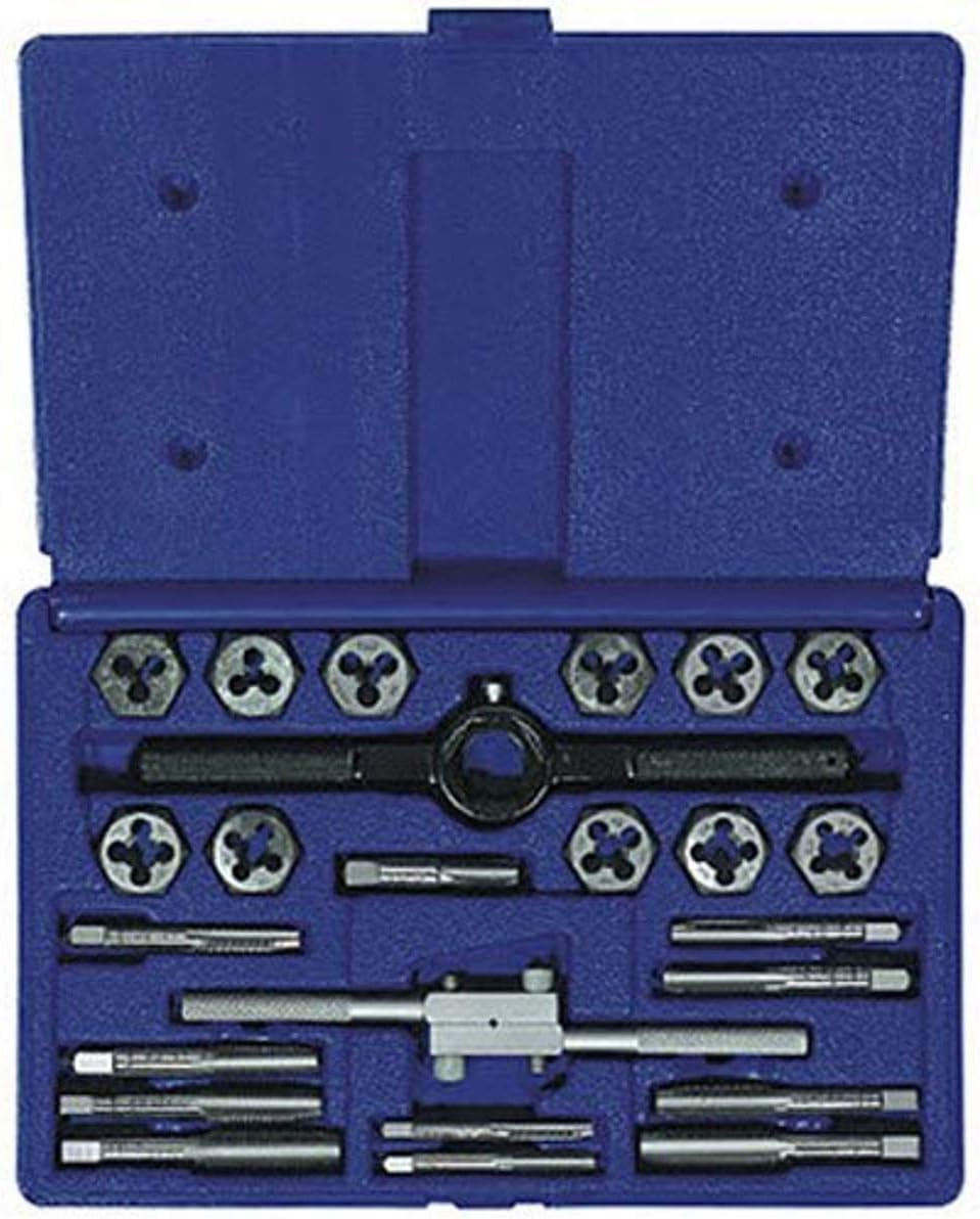 Jeu de tarauds et de matrices hexagonales fractionnaires Industrial Tools 24614, 24 pièces | Sets de Tarauds et de Matrices