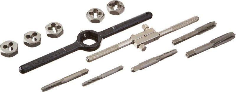 Jeu de tarauds fractionnels et de filières hexagonales Industrial Tools 24612, 12 pièces | Sets de Tarauds et de Matrices