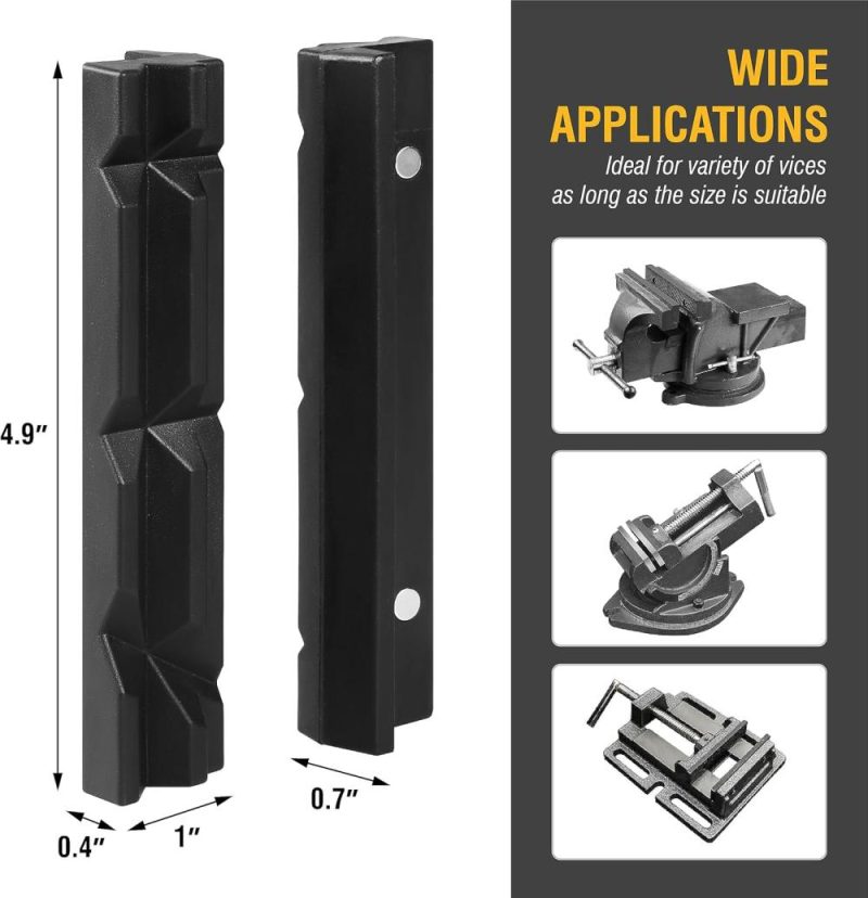 Mâchoire de vise magnétique 2 pièces 38-695 | Étaux