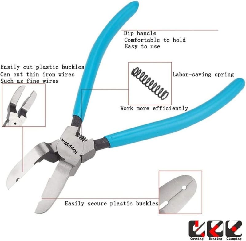 Pince à clip de panneau, pince de retrait de garniture auto, outil de clip de panneau de porte de voiture, rivets en plastique, tire-pince ajustable multifonction, pince à couper diagonale 1 pièce | Pince à Découper Sur le Côté