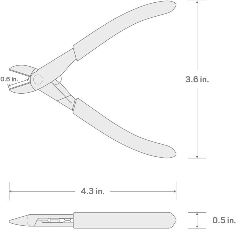 Pince coupante diagonale mini | Pmn54001 | Pince à Découper Sur le Côté