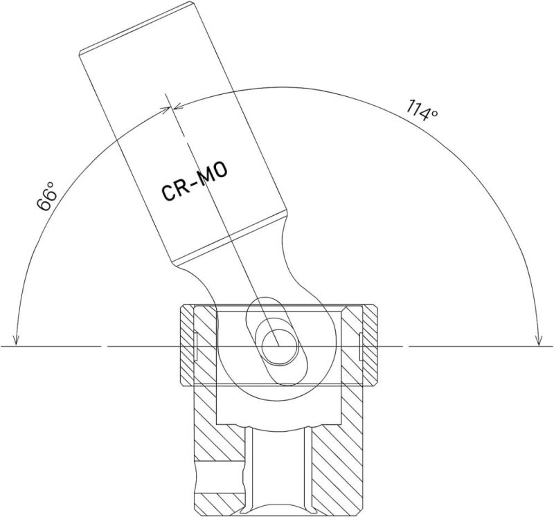 Set de douilles à choc universelles profondes standard de 10 pièces, 3/8", 6 points, Cr-Mo, métrique, 10-19 mm | Groupes de Douilles