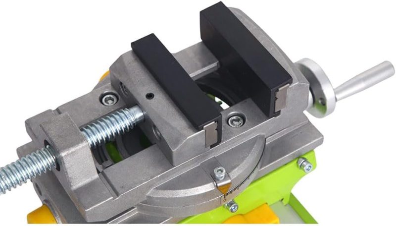 Table rotative 90 ° 3" étau de perceuse à colonne à glissière croisée horizontal précision machine de fraisage perçage lecture vernier fraisage perçage alésage | Étaux