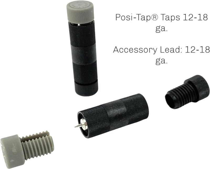 Taps Posi-Tap 12-18 Ga. Paquet de 6. Posi Taps, le meilleur connecteur de ligne que vous utiliserez jamais ! (Choisissez votre taille de fil et la quantité) (6, 12-18) | Sets de Tarauds et de Matrices