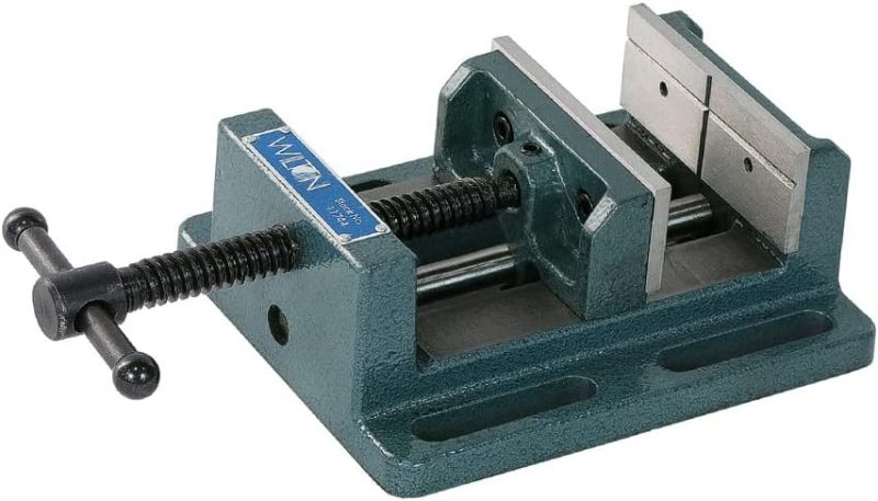 Vise de perceuse à colonne basse, largeur de mâchoire 4", ouverture de mâchoire 4", profondeur de mâchoire 1-1/2" (Modèle Lp4) | Étaux